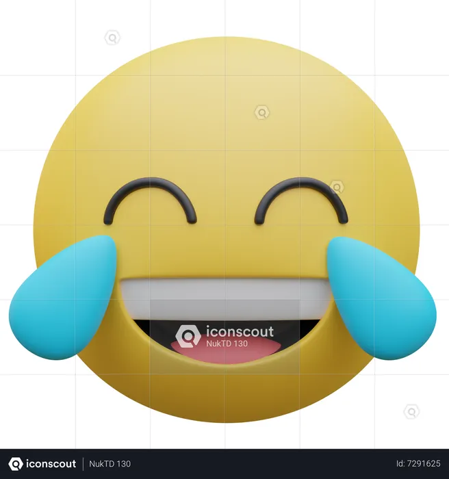 Face With Tears Of Joy  3D Icon
