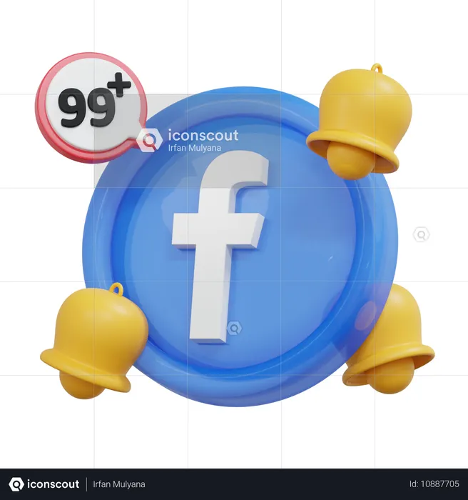 フェイスブック  3D Icon