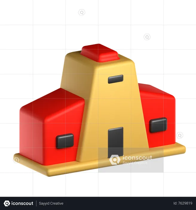 Factory  3D Icon