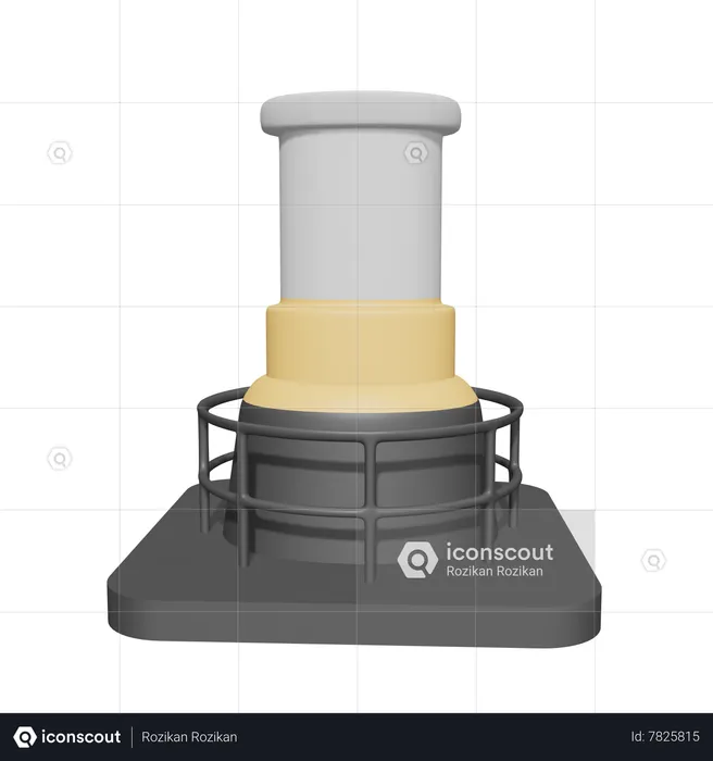 Factory Chimney  3D Icon