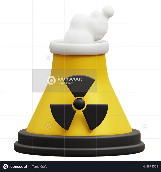 Factory waste  3D Icon
