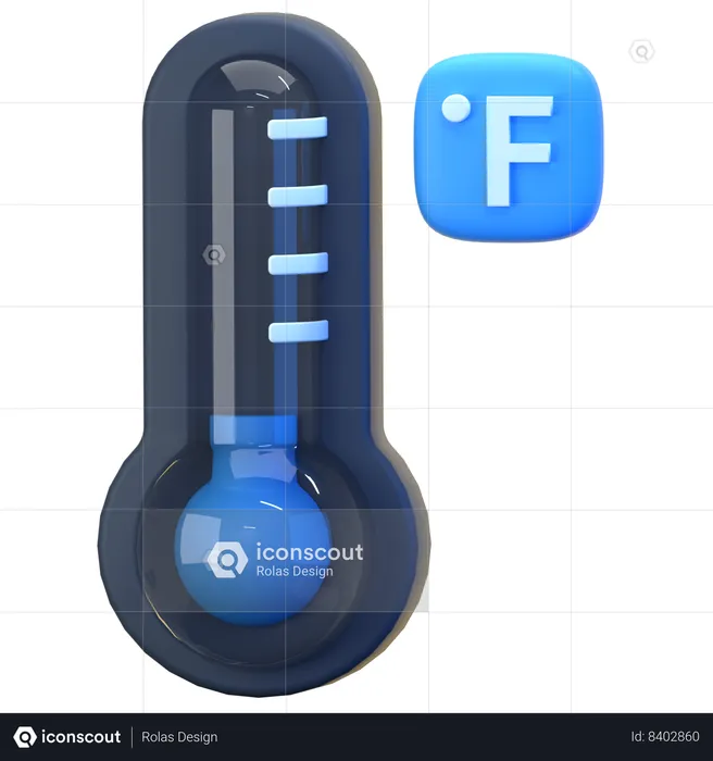 Fahrenheit  3D Icon