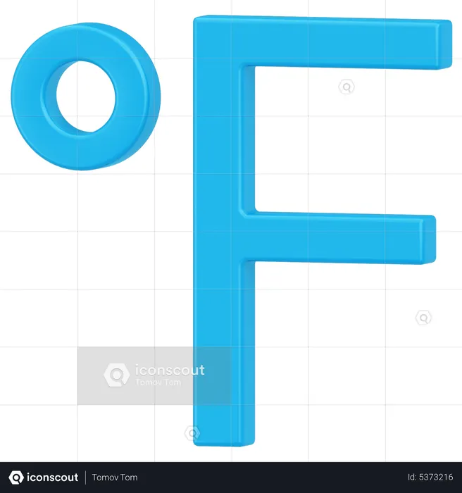 Fahrenheit  3D Icon