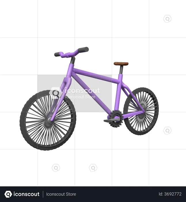 Fahrrad  3D Illustration