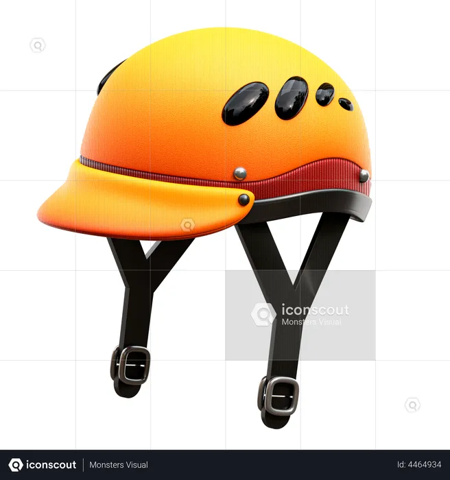 Fahrradhelm  3D Illustration