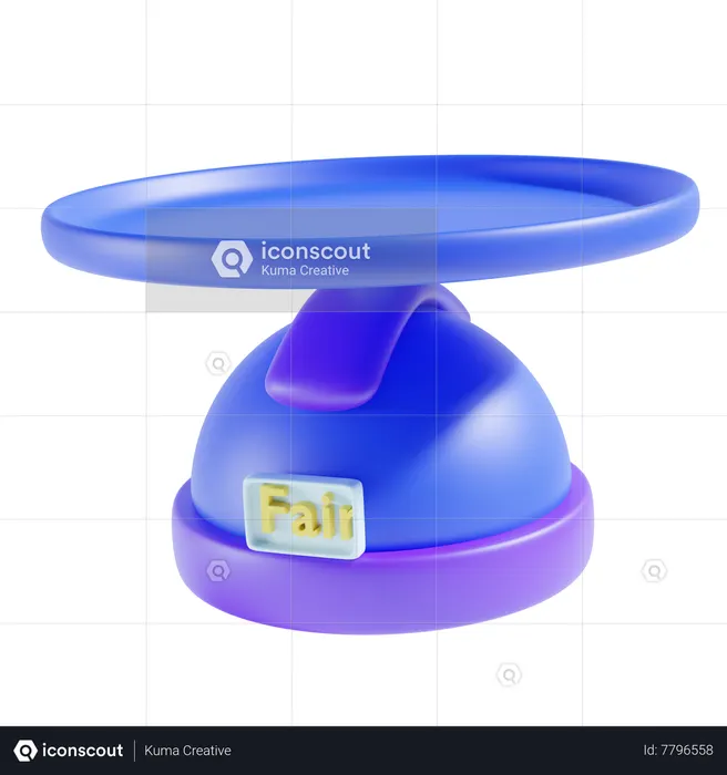 Fair Scale  3D Icon