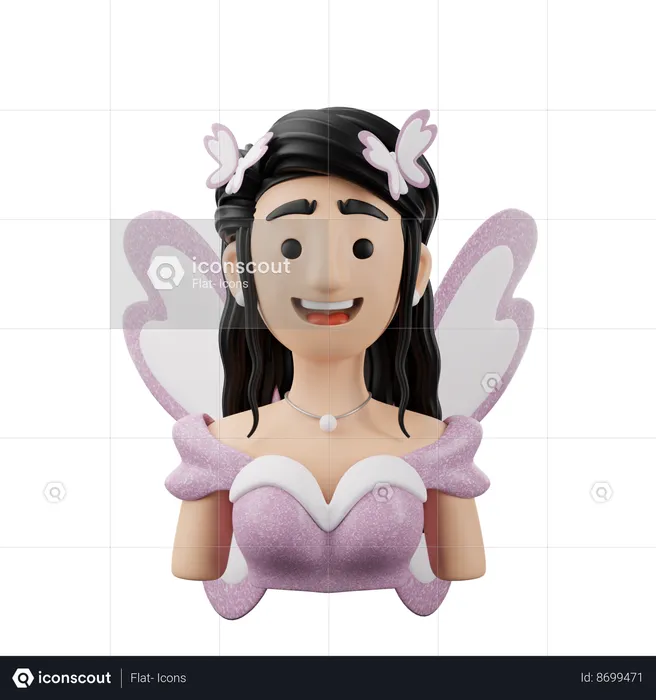 Fairy  3D Icon