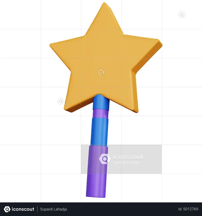 Fairy Wand  3D Icon