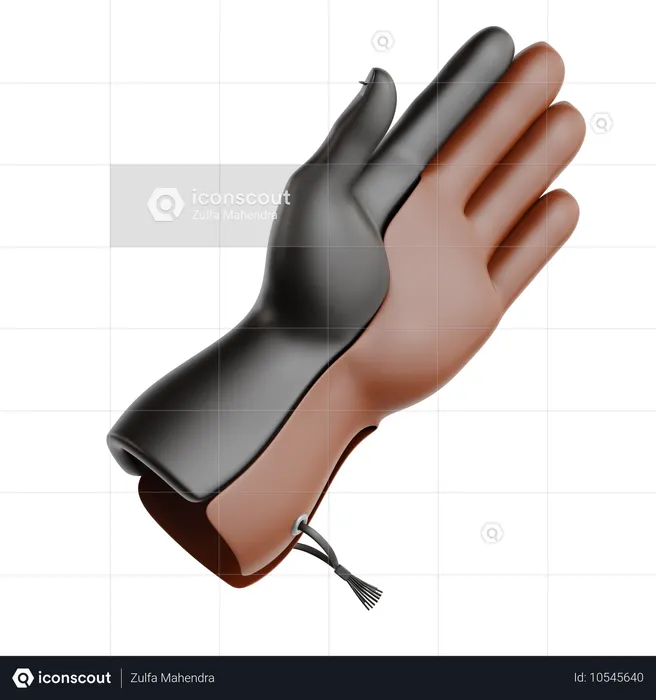 Falconry Glove  3D Icon