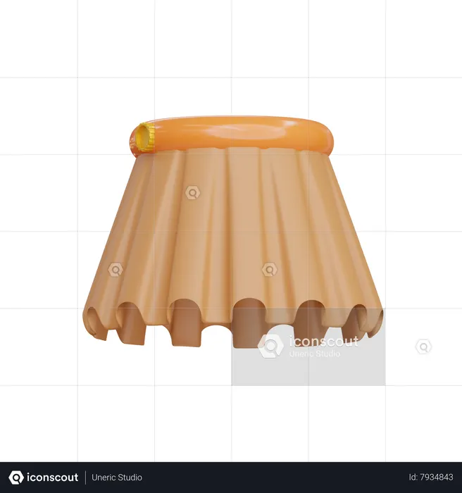 Falda  3D Icon