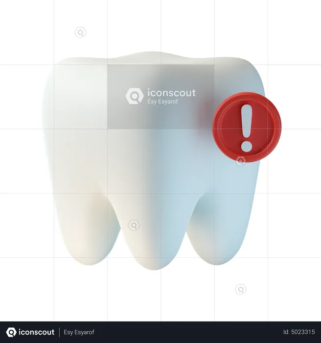 Falsche Zähne  3D Icon