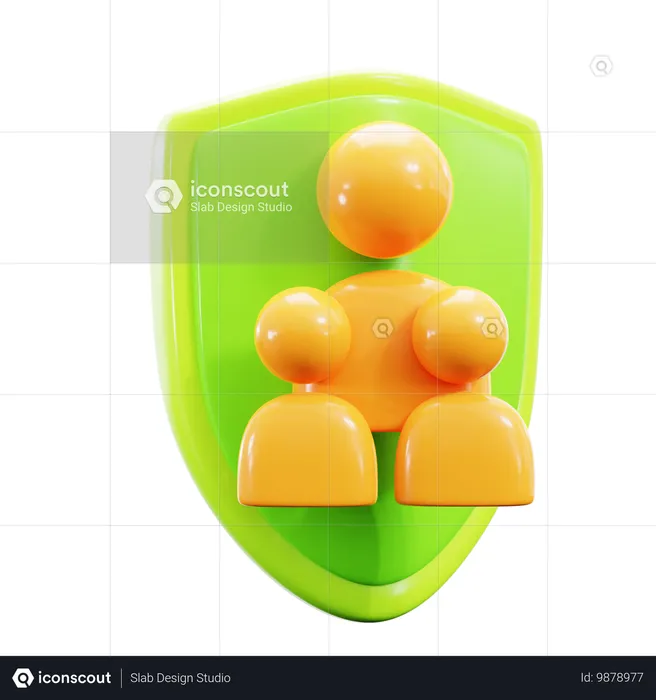 Familienversicherung  3D Icon