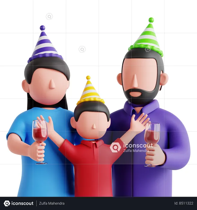 Family  3D Icon