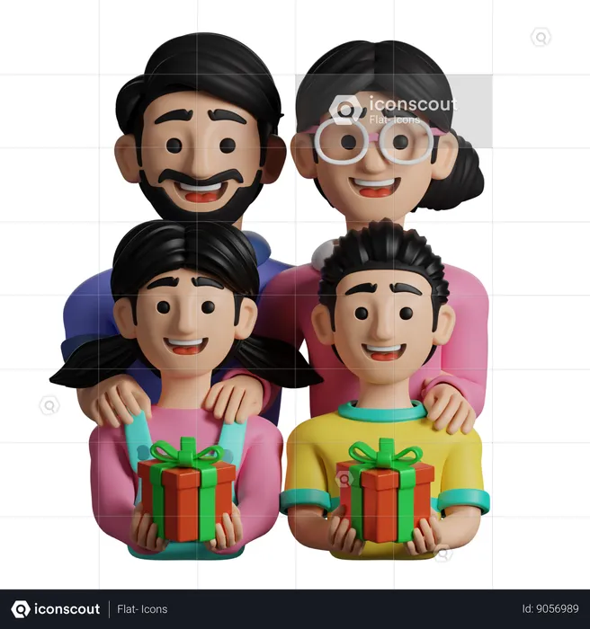Family Gift  3D Icon