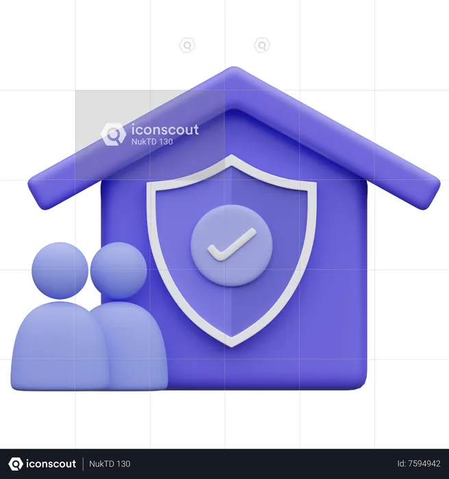 Family Insurance  3D Icon