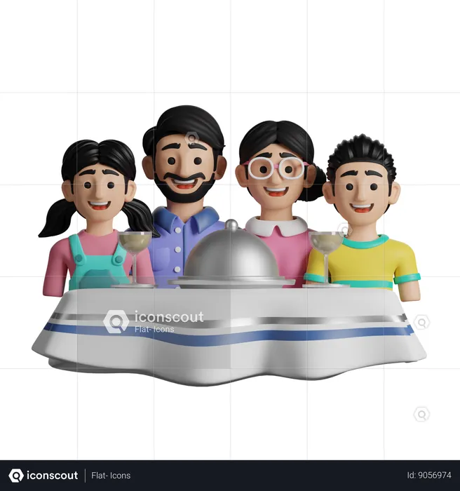 Family Meals  3D Icon
