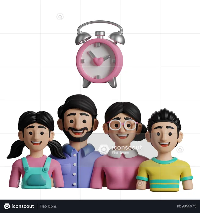 Family Time  3D Icon