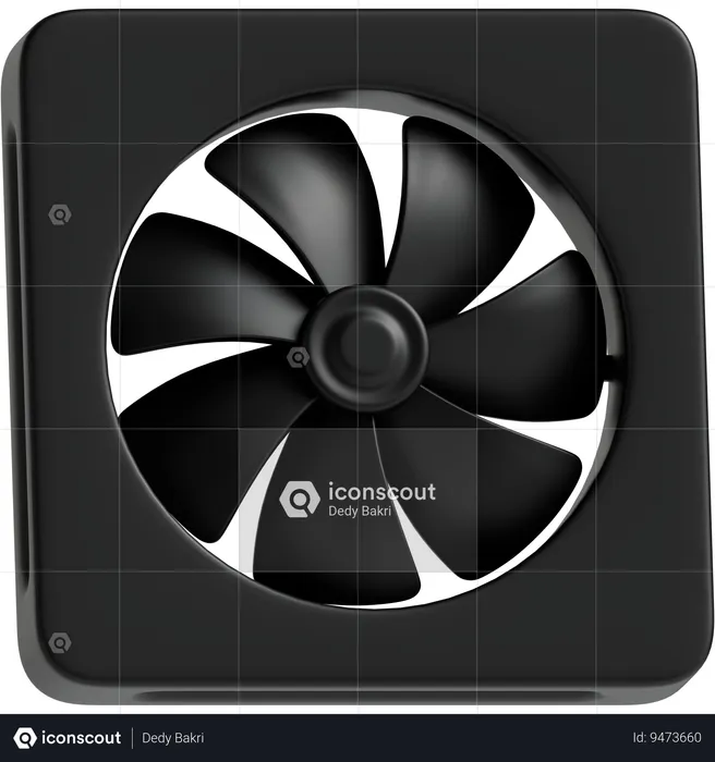 FAN  3D Icon