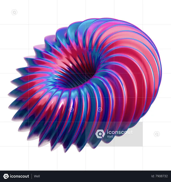 Fan Abstract  3D Icon