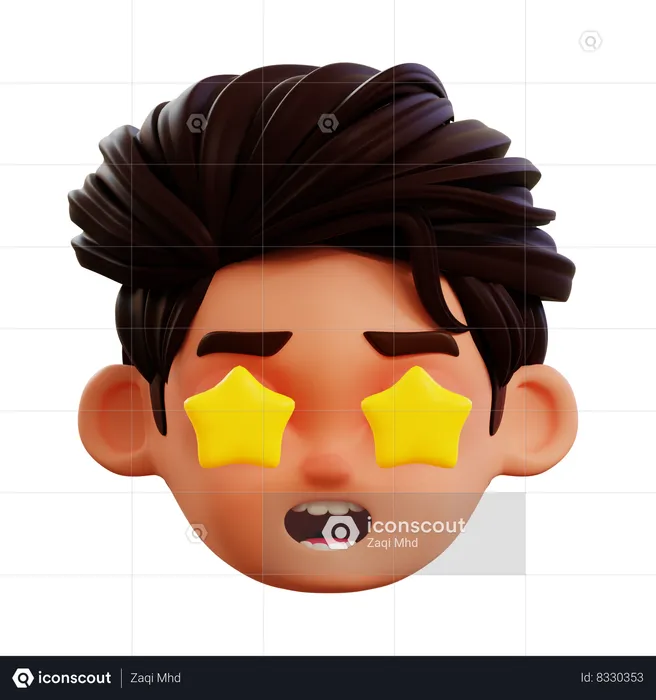 Fan Star Emoji Emoji 3D Icon