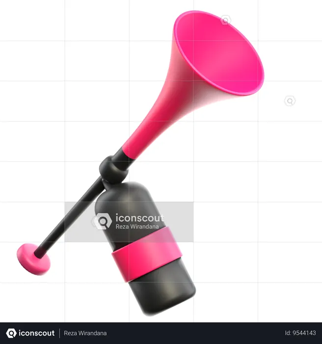 Fan Trumpet  3D Icon