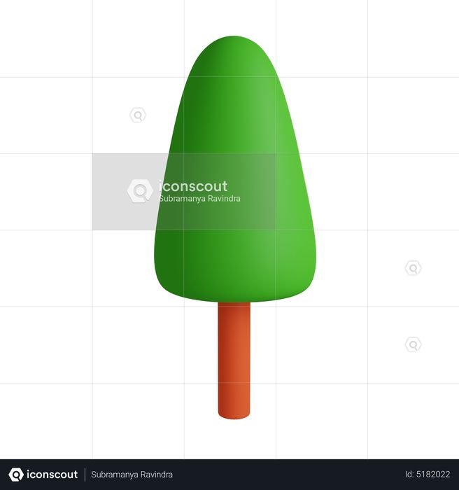 Premium Fancy Tree 3D Icon download in PNG, OBJ or Blend format
