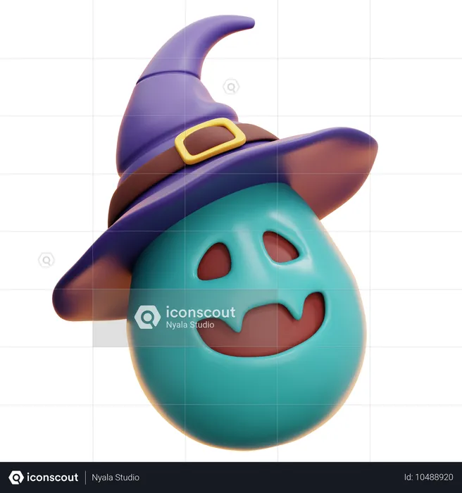 Fantasma aterrador  3D Icon