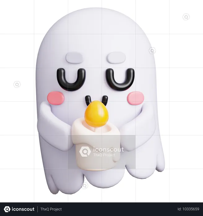 Fantasma con vela  3D Icon