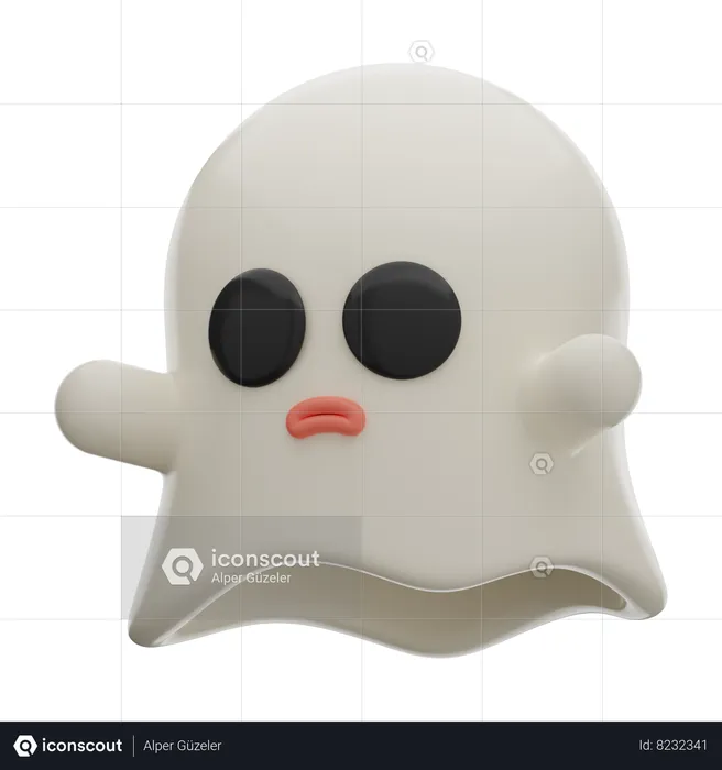 Fantasma de halloween  3D Icon