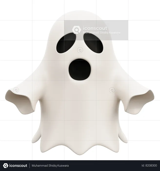 Fantasma de halloween  3D Icon