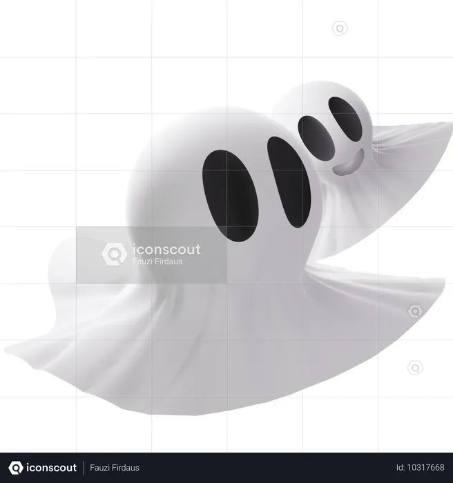 Fantasma de Halloween  3D Icon