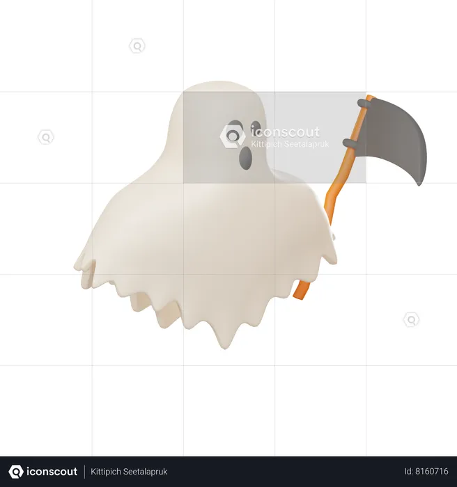 Fantasma de halloween  3D Icon