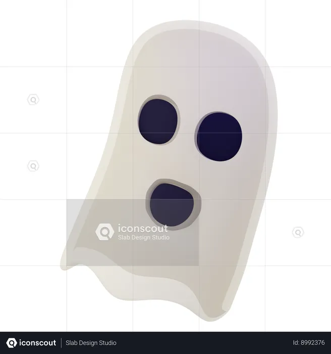 Fantasma espeluznante  3D Icon