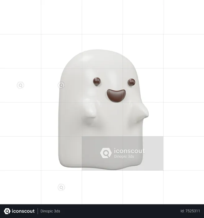 Fantasma de halloween  3D Icon