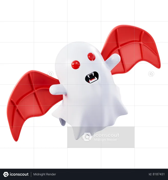 Fantasma voador  3D Icon