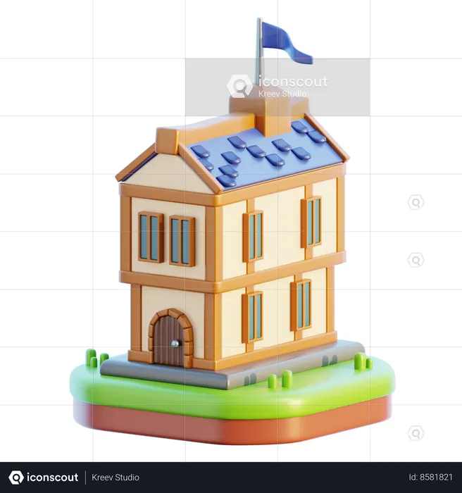 Fantasy House  3D Icon