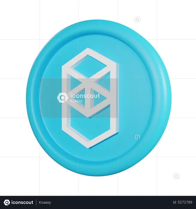 Fantom Coin  3D Icon