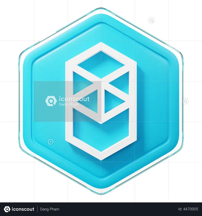 Fantom (FTM) Badge  3D Illustration