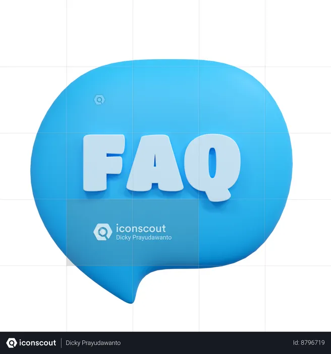 Faq  3D Icon