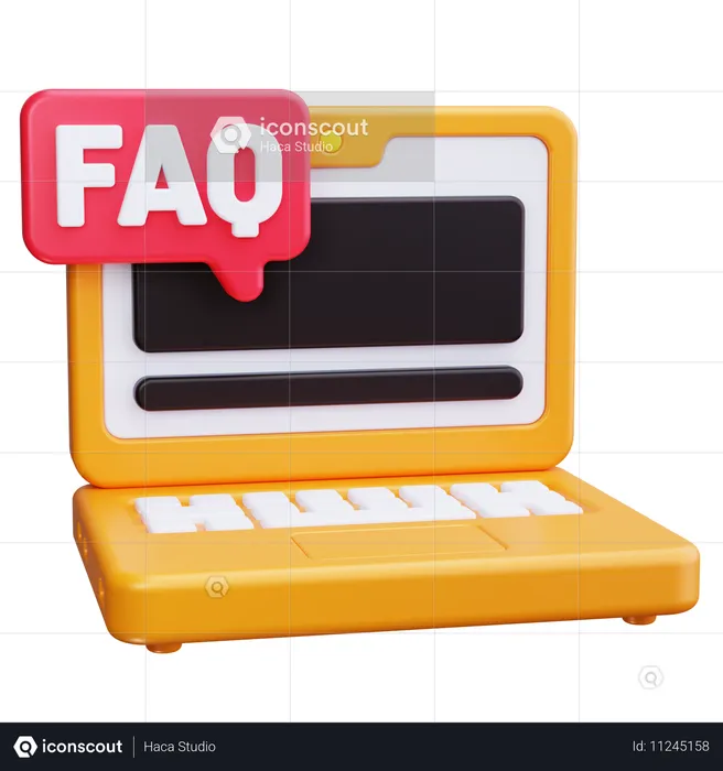 Faq  3D Icon