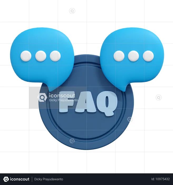 Faq  3D Icon