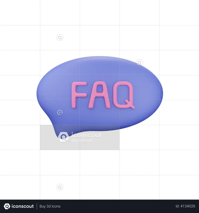 FAQ  3D Illustration