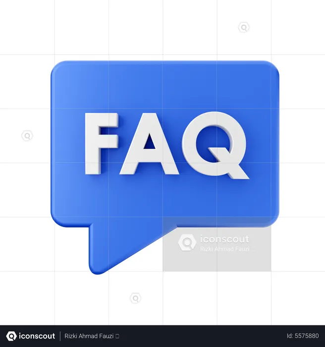 Faq Chat  3D Icon