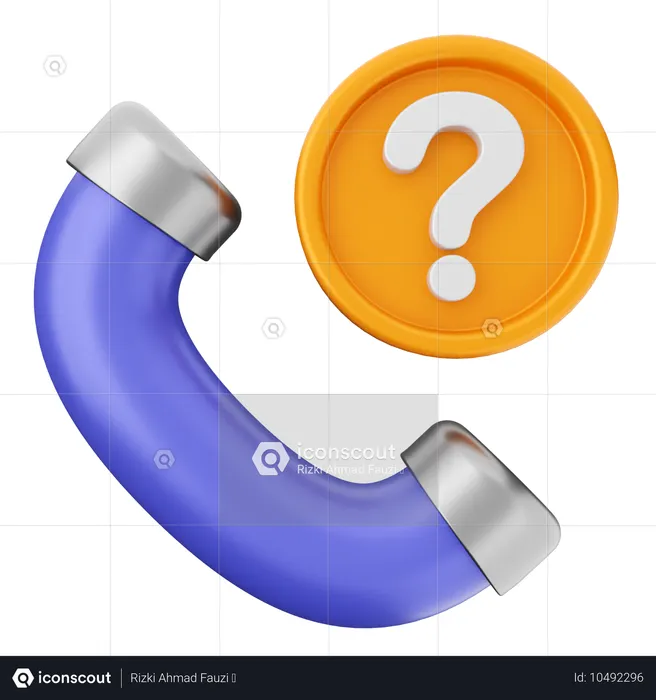 FAQ Helpdesk  3D Icon