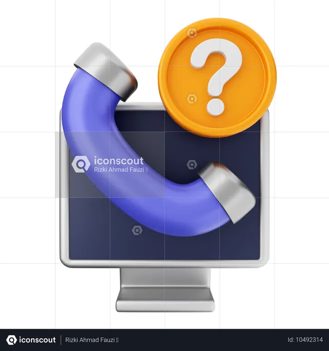 Faq Helpdesk  3D Icon