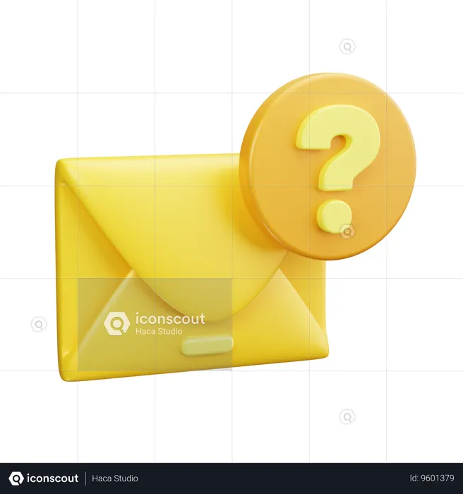 Faq Letter  3D Icon