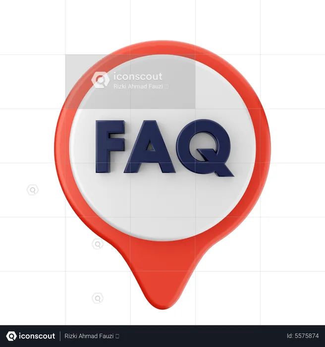 Faq Location  3D Icon