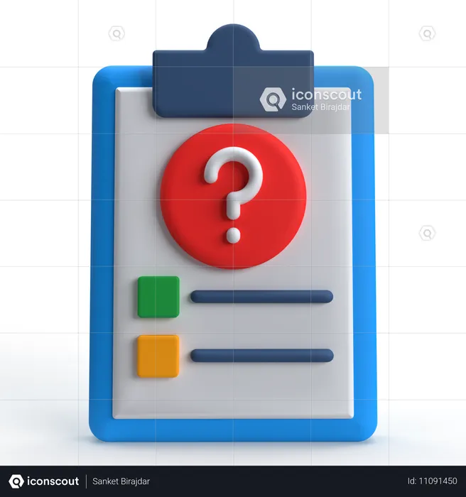 FAQ rapport  3D Icon