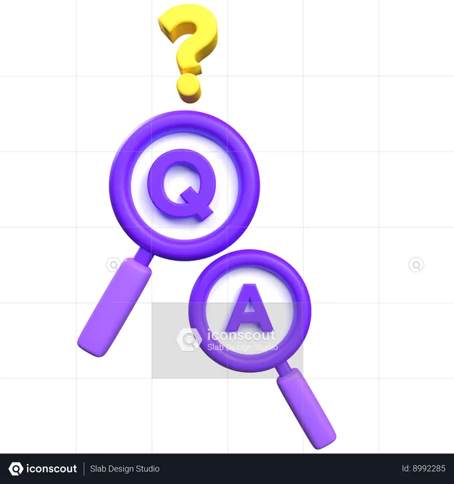 Faq Search  3D Icon