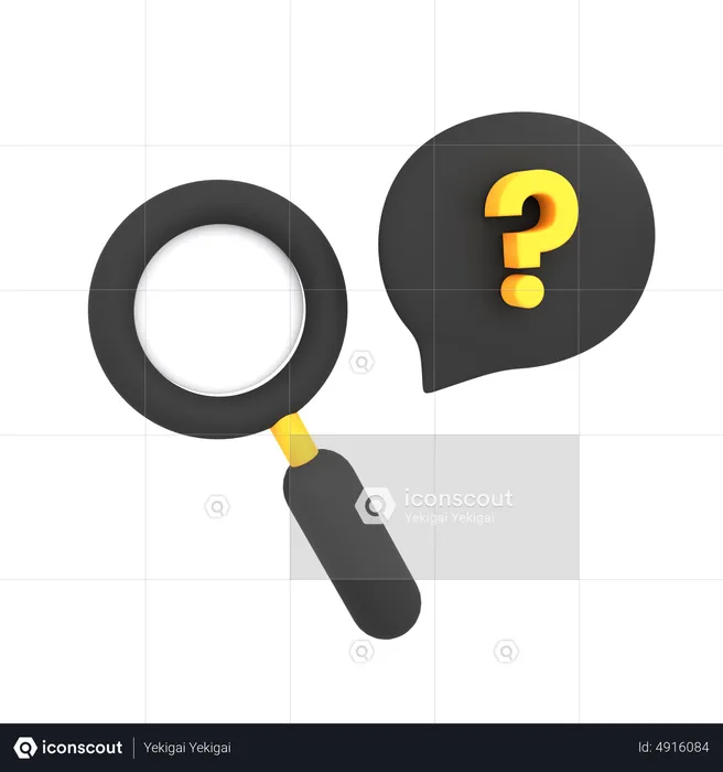 Faq Search  3D Icon